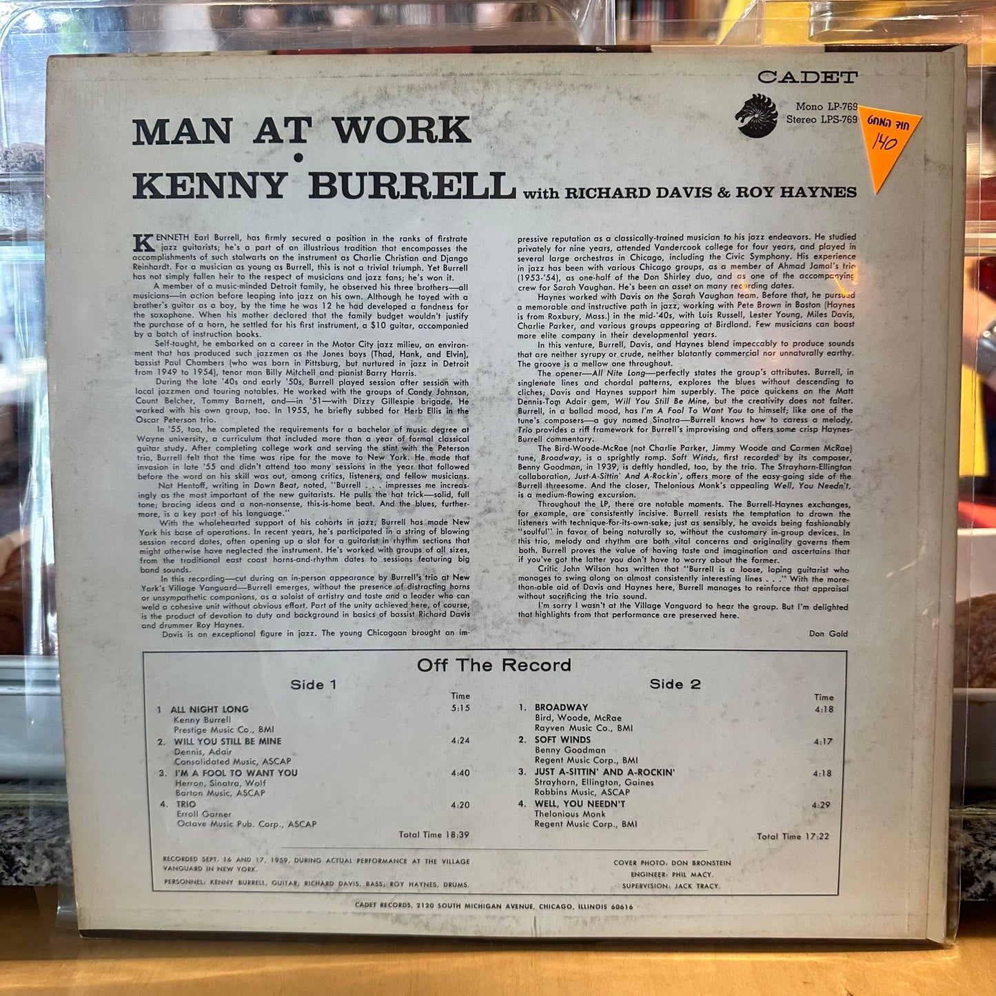 Kenny Burrell - Man At Work