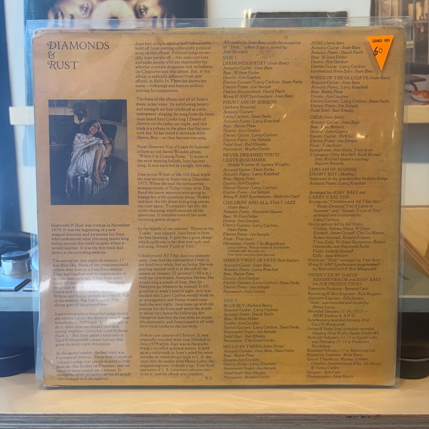 Joan Baez - Diamonds & Rust