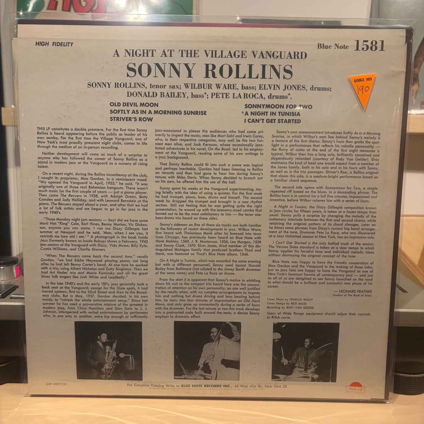 Sonny Rollins - A Night At The Village Vanguard