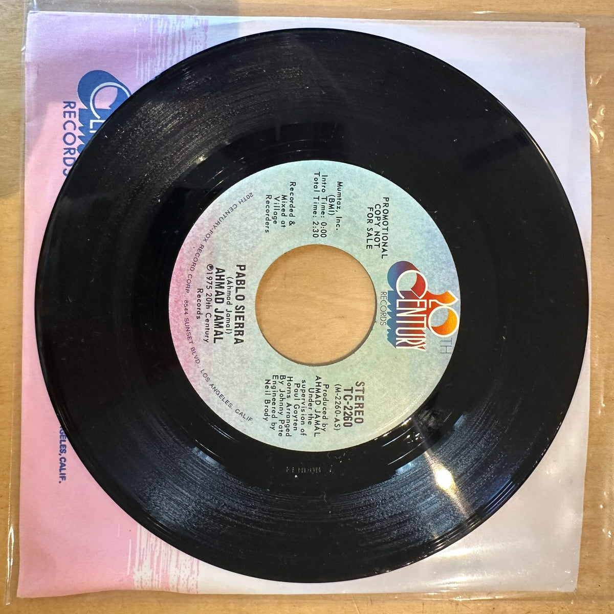 Ahmad Jamal - Pablo Sierra (7")