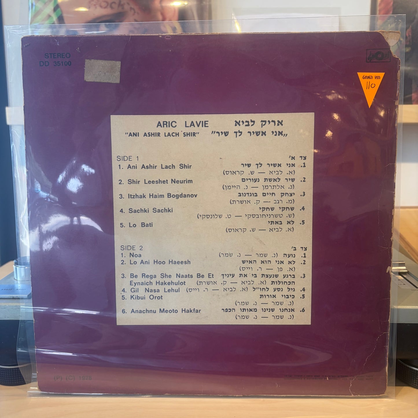 אריק לביא - אני אשיר לך שיר