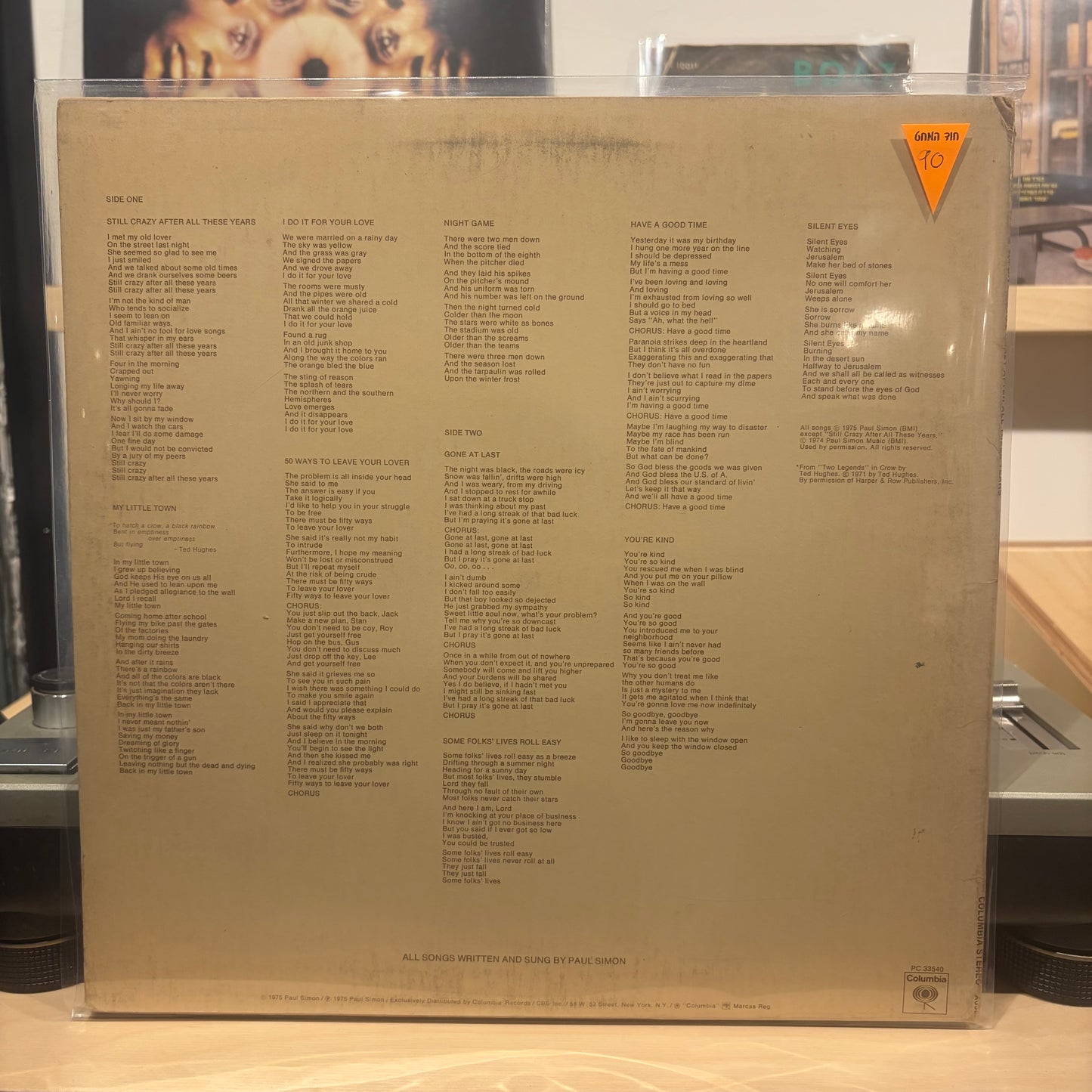 Paul Simon - Still Crazy After All These Years
