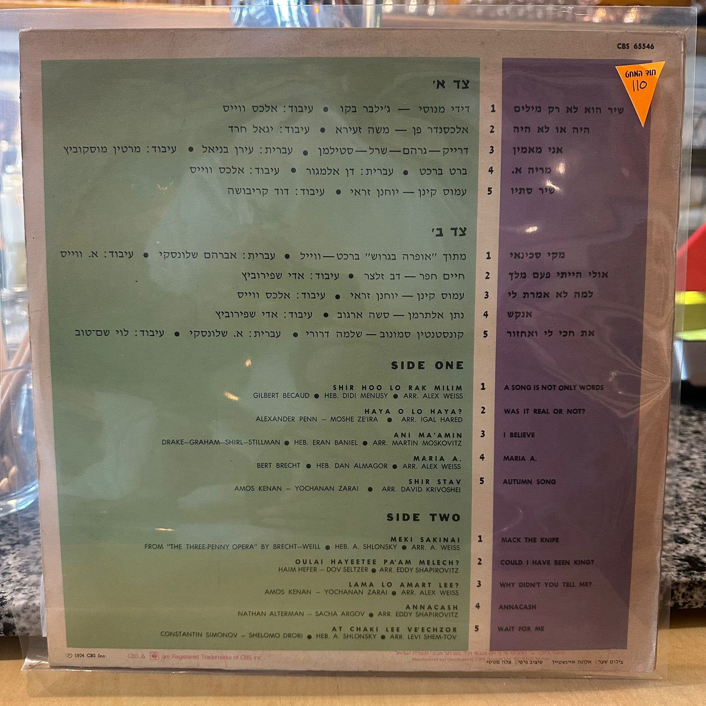 אריק לביא - שיר הוא לא רק מילים