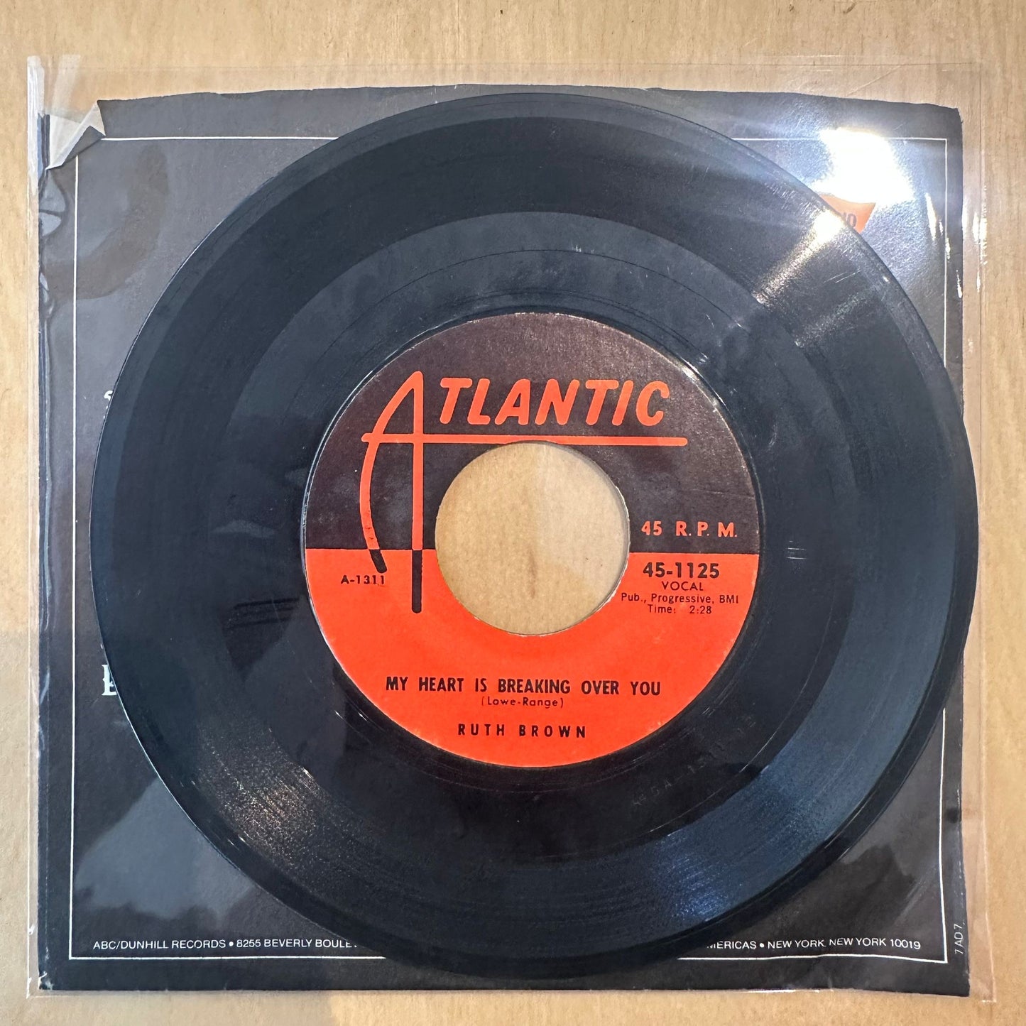 Ruth Brown — Lucky Lips / My Heart Is Breaking Over You 7"