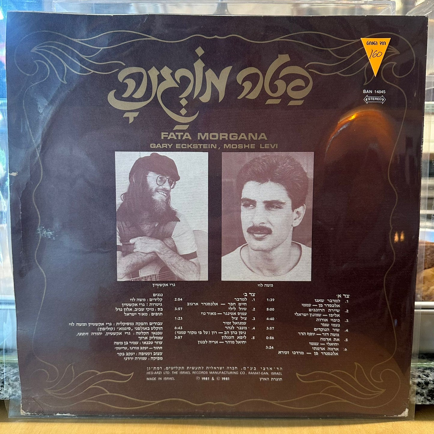 גרי אקשטיין משה לוי - פטה מורגנה