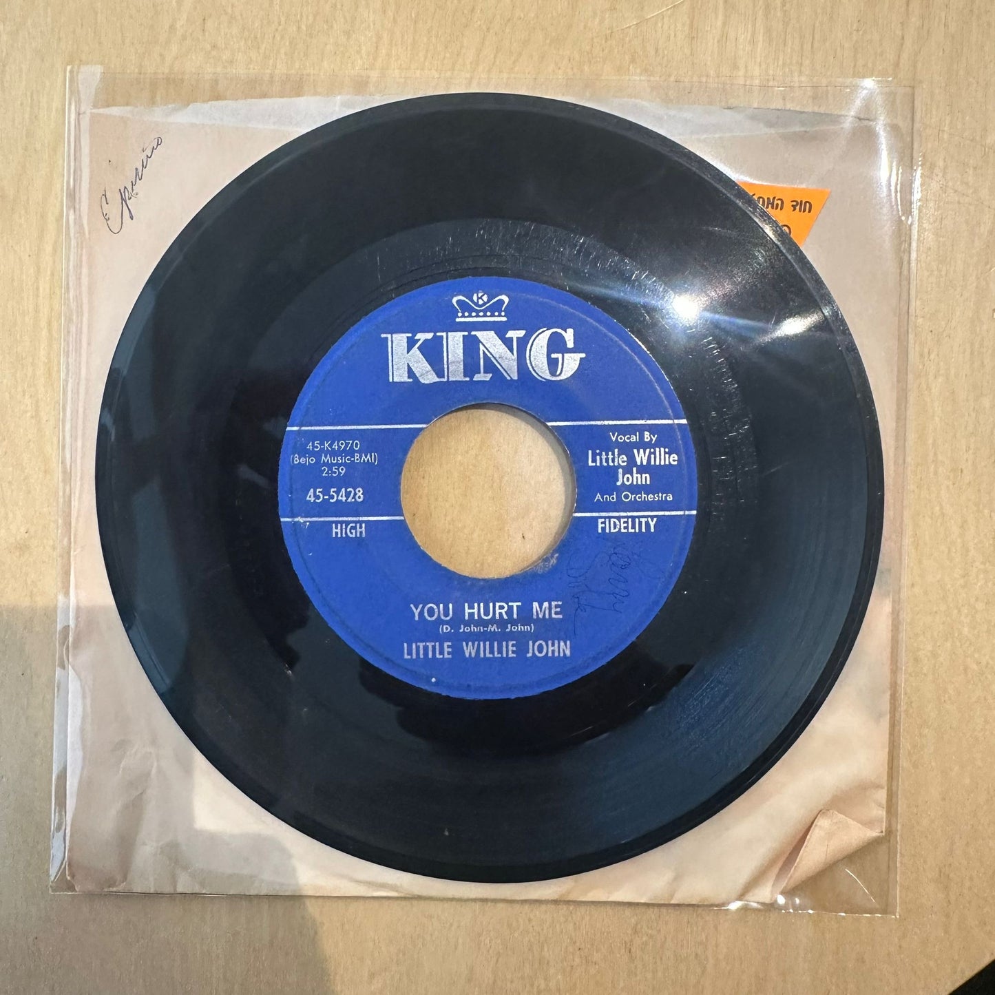 Little Willie John — Walk Slow / You Hurt Me 7"