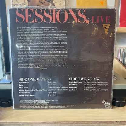 Count Basie, Joe Williams And Art Blakey - Sessions, Live