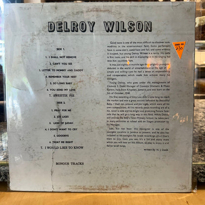 Delroy Wilson - I Shall Not Remove