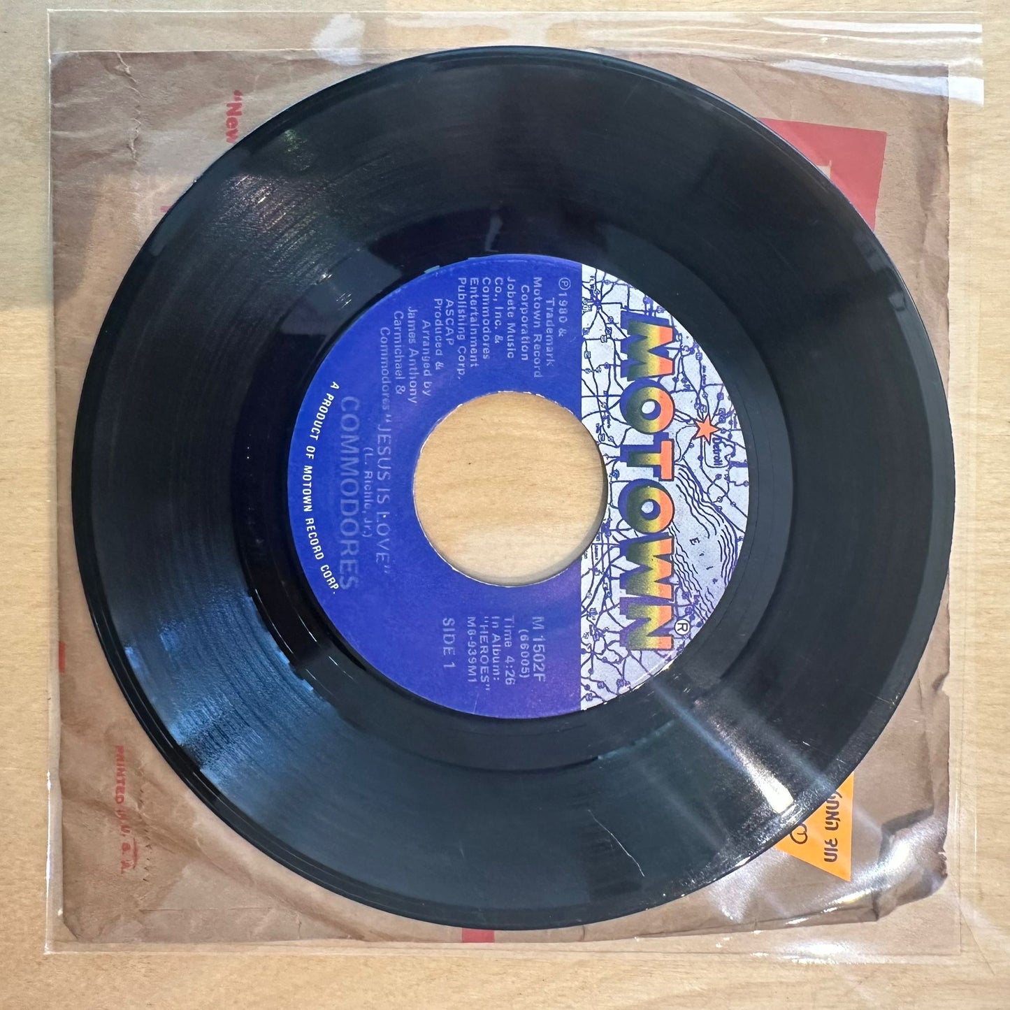 Commodores — Jesus Is Love 7"