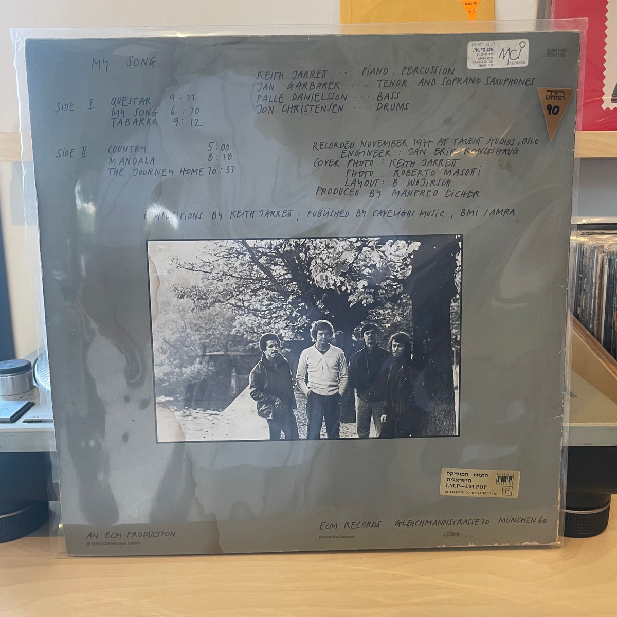 Keith Jarrett, Jan Garbarek, Palle Danielsson, Jon Christensen - My Song