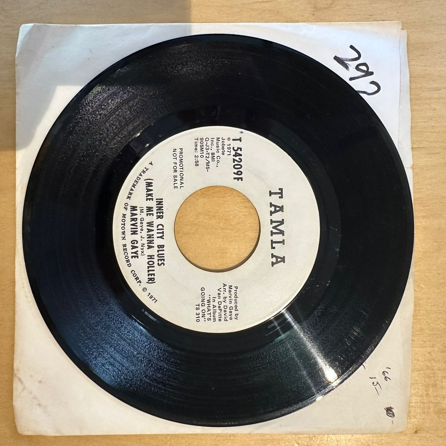 Marvin Gaye - Inner City Blues (7")