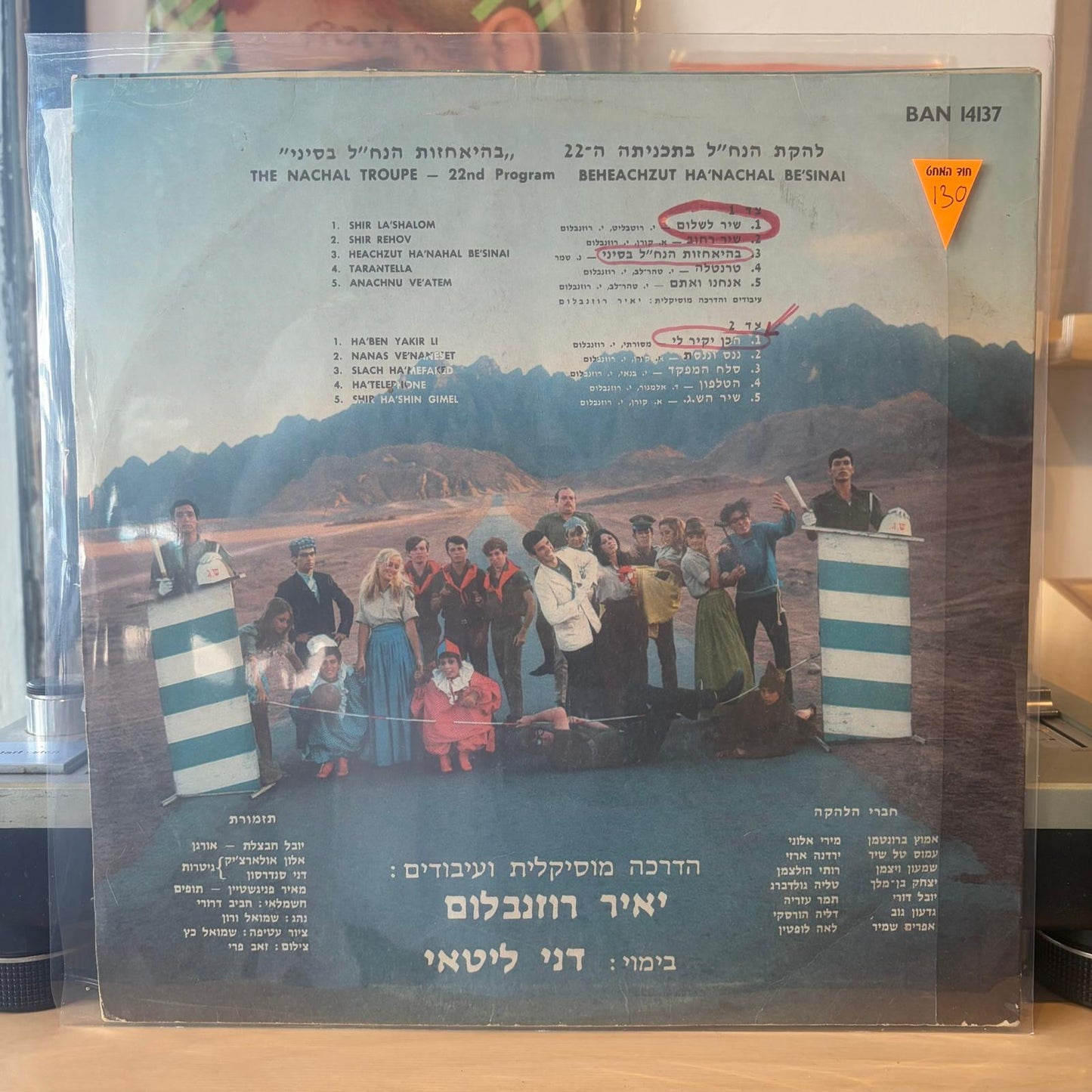להקת הנחל - בהאחזות הנחל בסיני