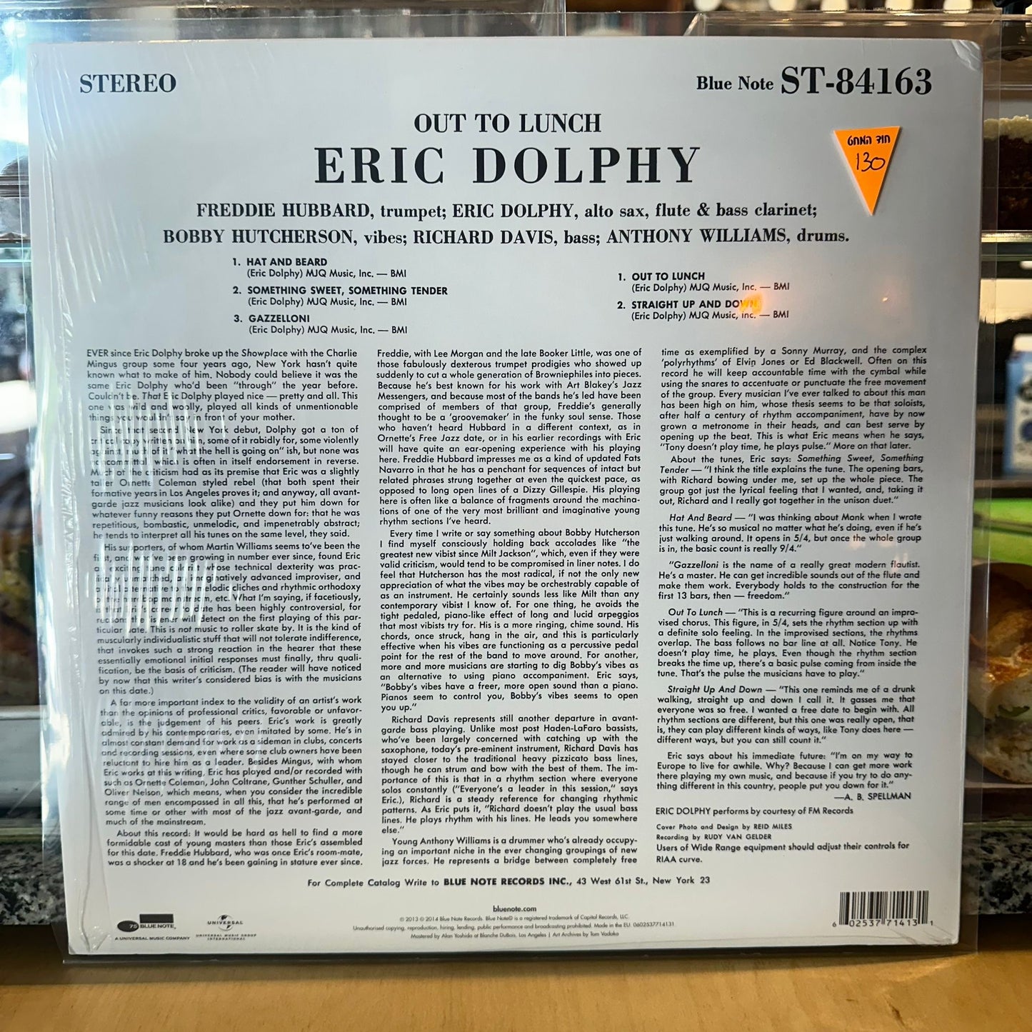 Eric Dolphy - Out To Lunch!