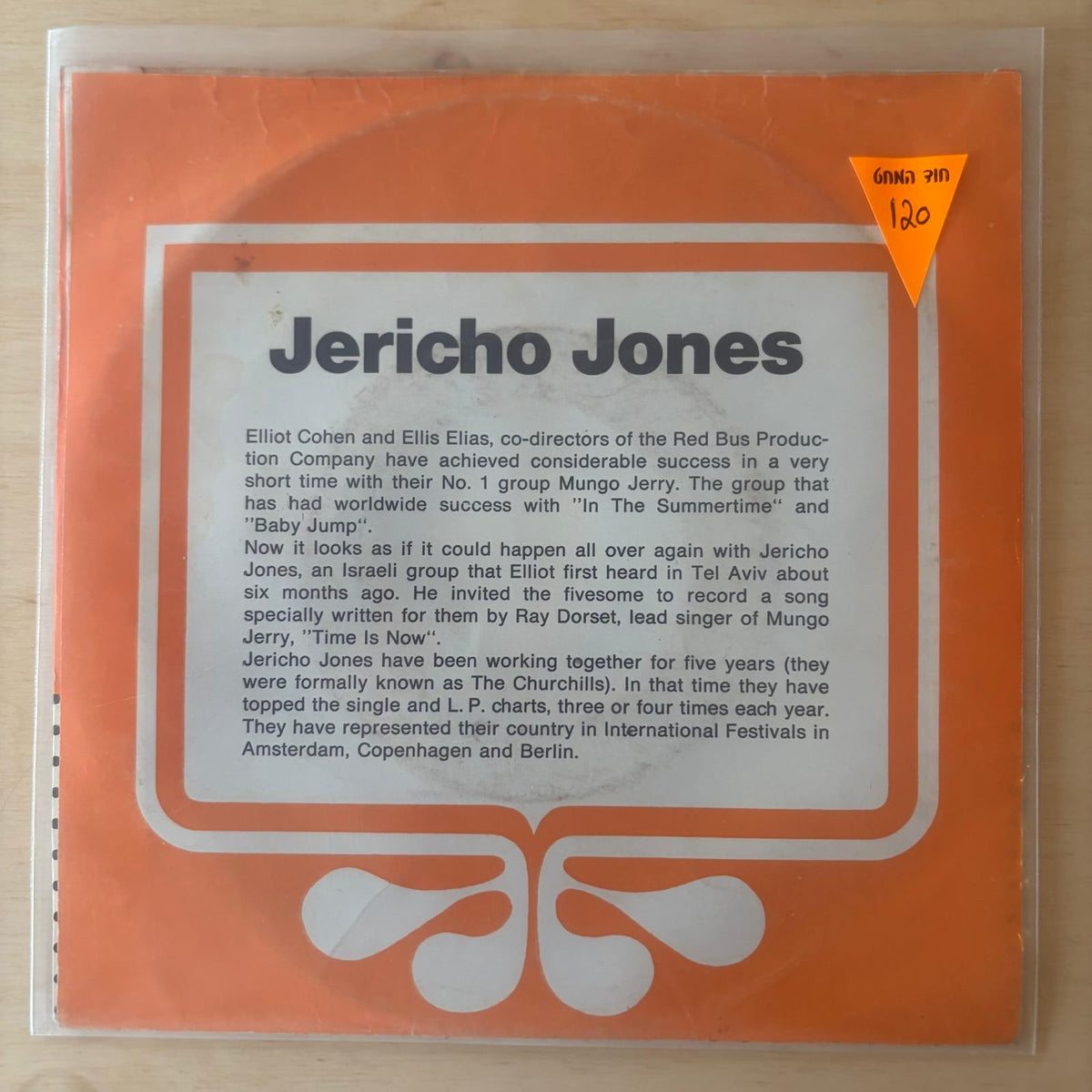 Jericho Jones - Time Is Now 7"