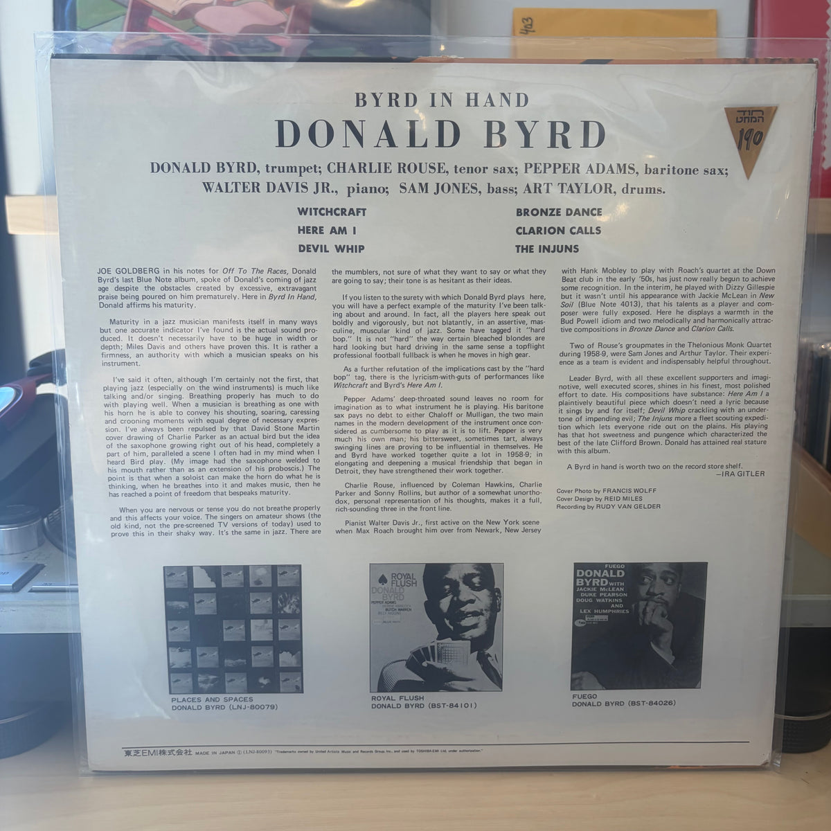 Donald Byrd - Byrd In Hand