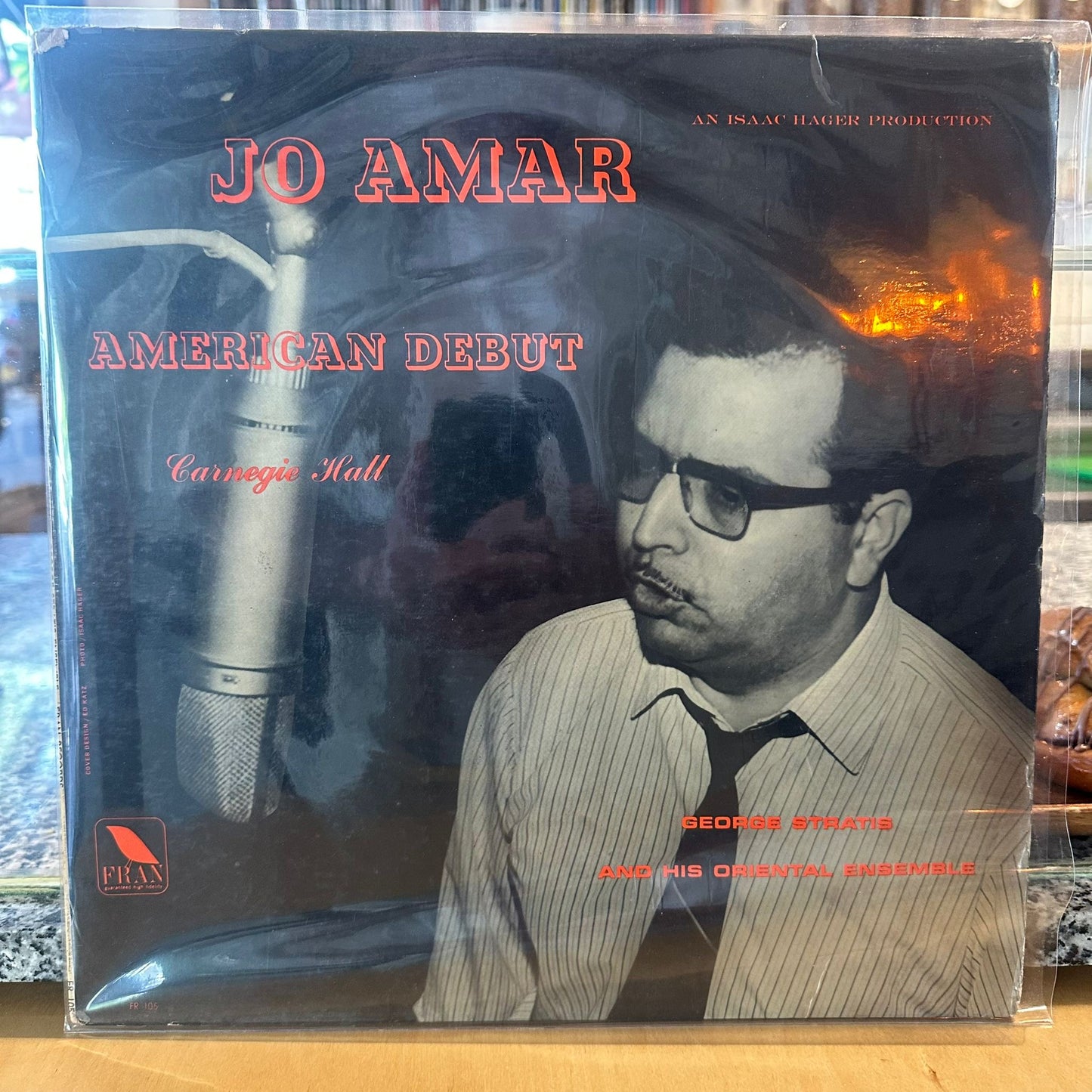 Jo Amar With George Stratis And His Oriental Ensemble – American Debut - Carnegie Hall