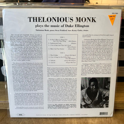 Thelonious Monk - Plays Duke Ellington