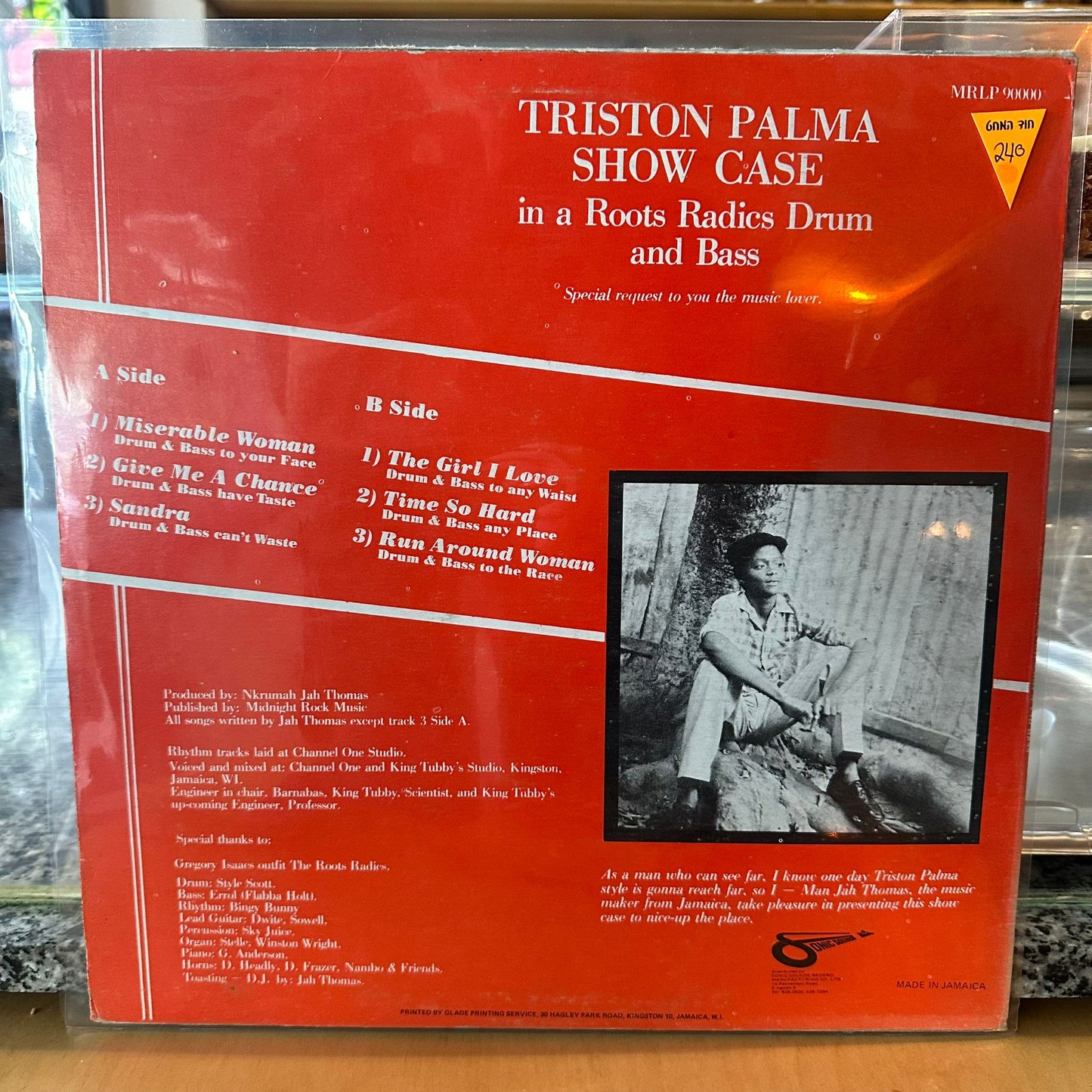 Triston Palma - Show Case (In A Roots Radics Drum And Bass)