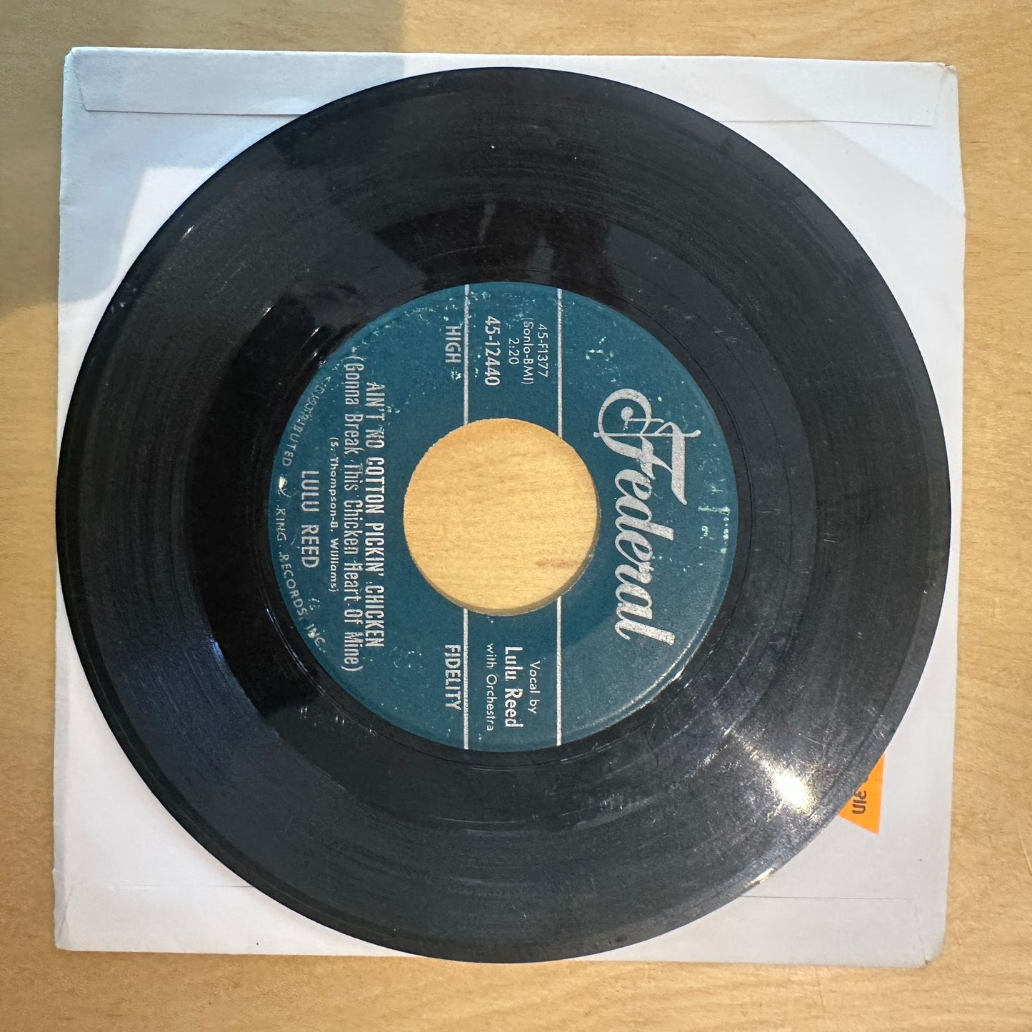 Lulu Reed — What Makes You So Cold / Ain't No Cotton Pickin' Chicken (Gonna Break This Chicken Heart Of Mine) 7"