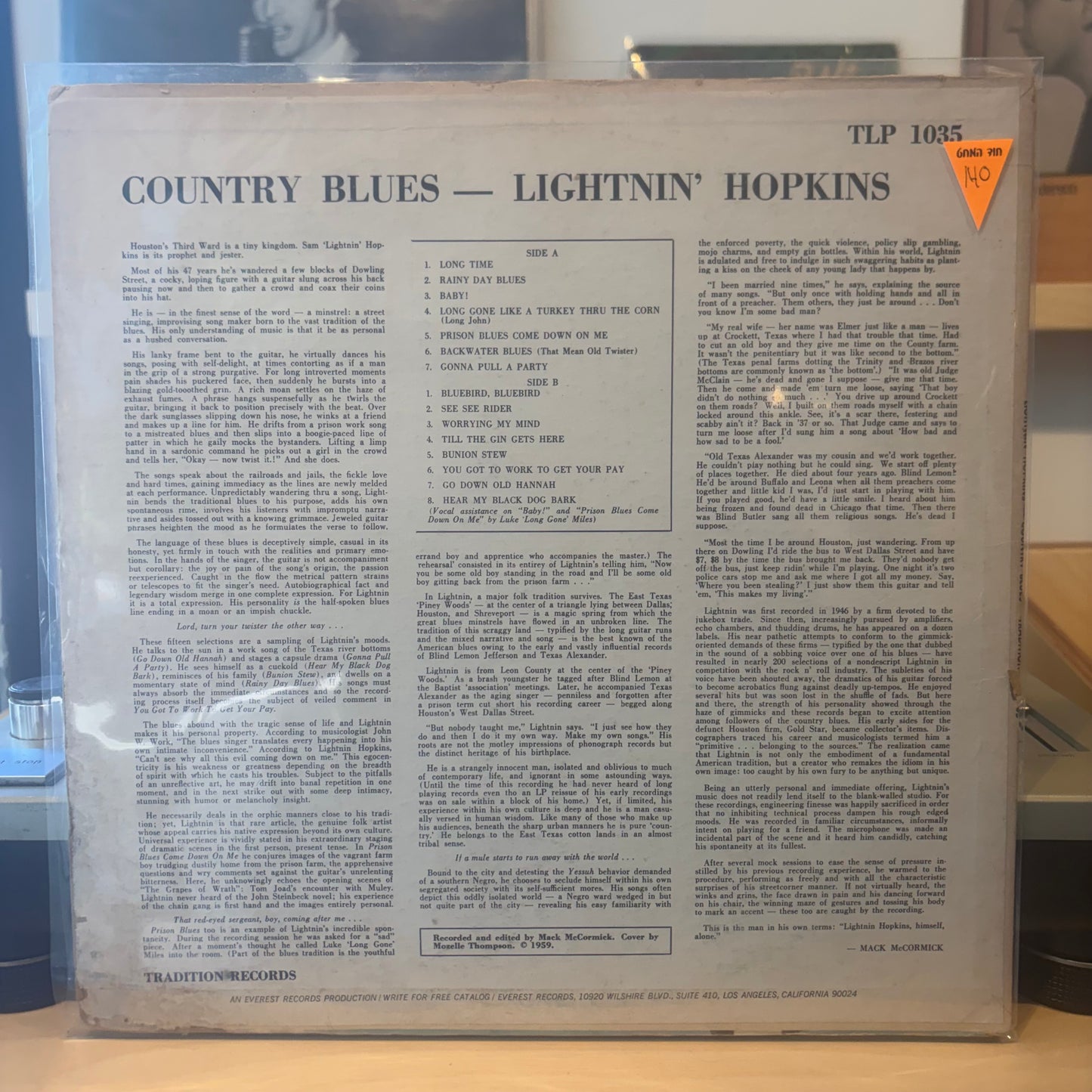 Lightnin' Hopkins - Country Blues