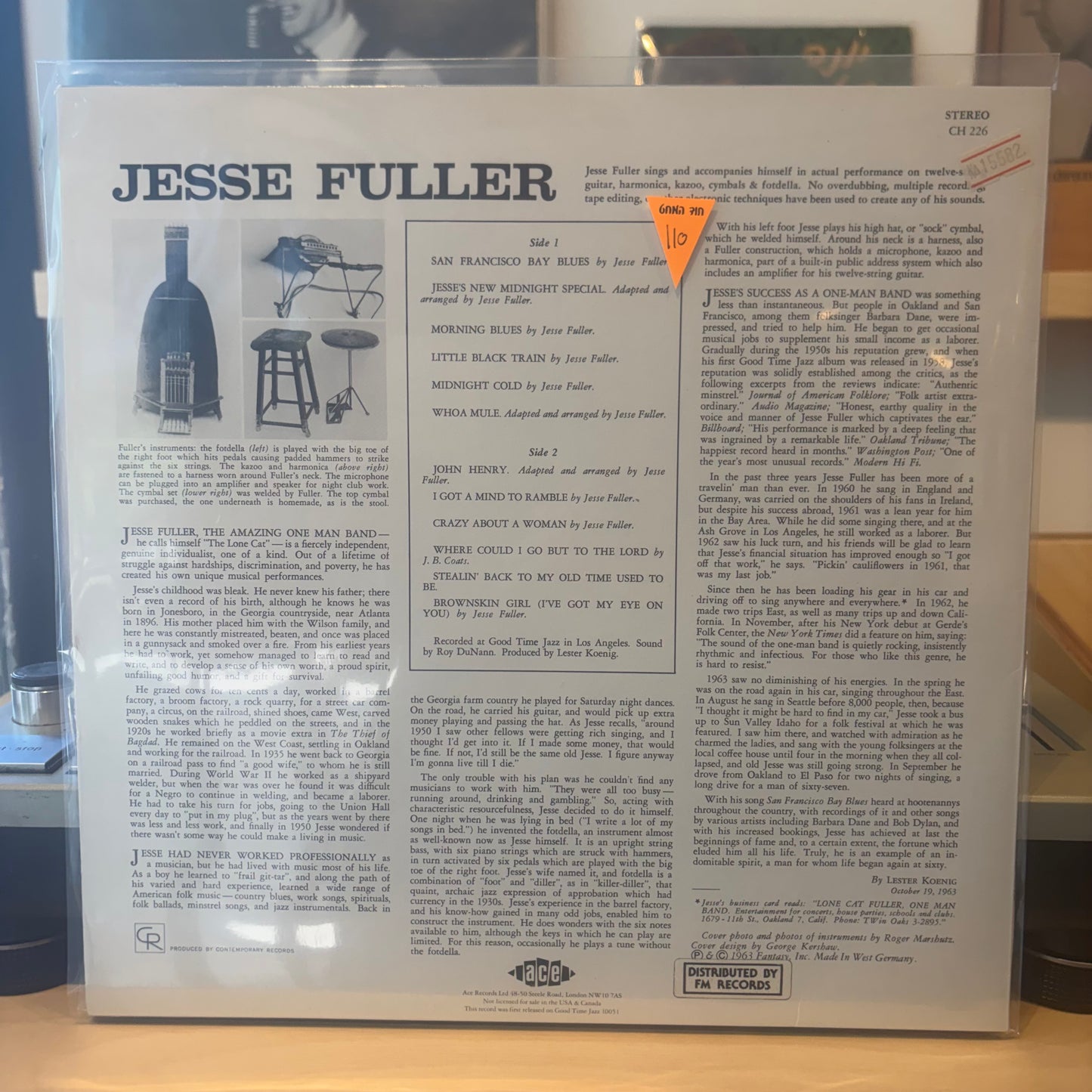 Jesse Fuller - San Francisco Bay Blues