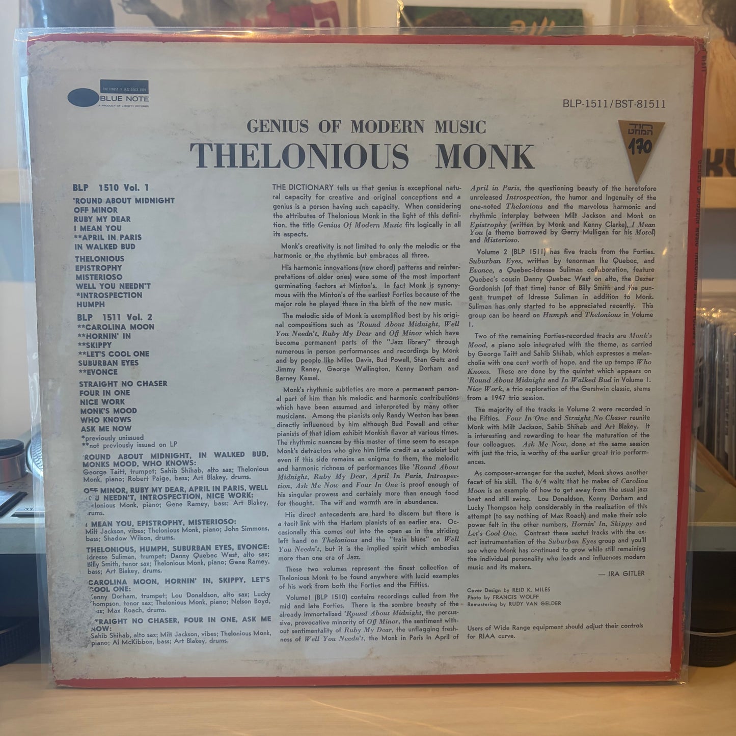 Thelonious Monk - Genius Of Modern Music Volume 2