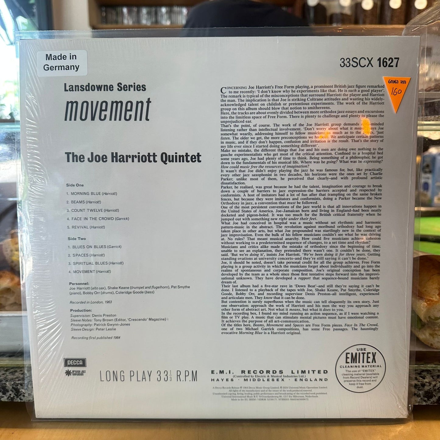 The Joe Harriott Quintet - Movement