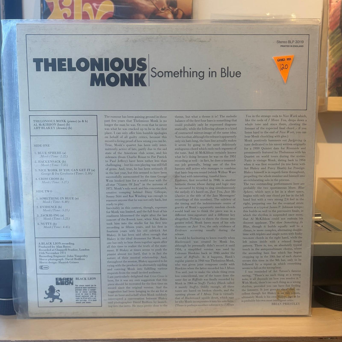 Thelonious Monk - Something In Blue