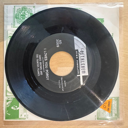 James Brown And The Famous Flames — I Loves You Porgy / Yours And Mine 7"