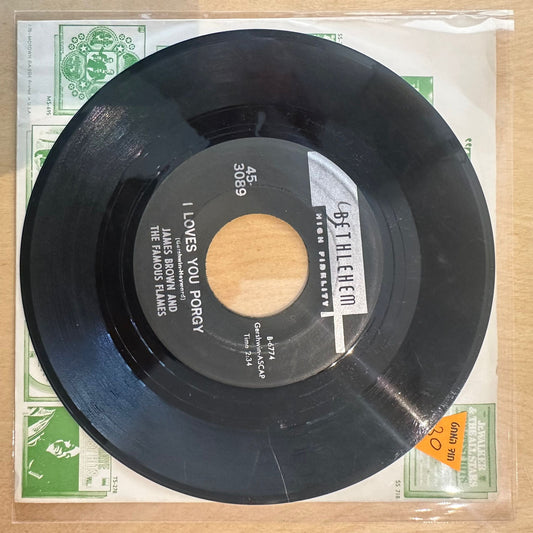 James Brown And The Famous Flames — I Loves You Porgy / Yours And Mine 7"