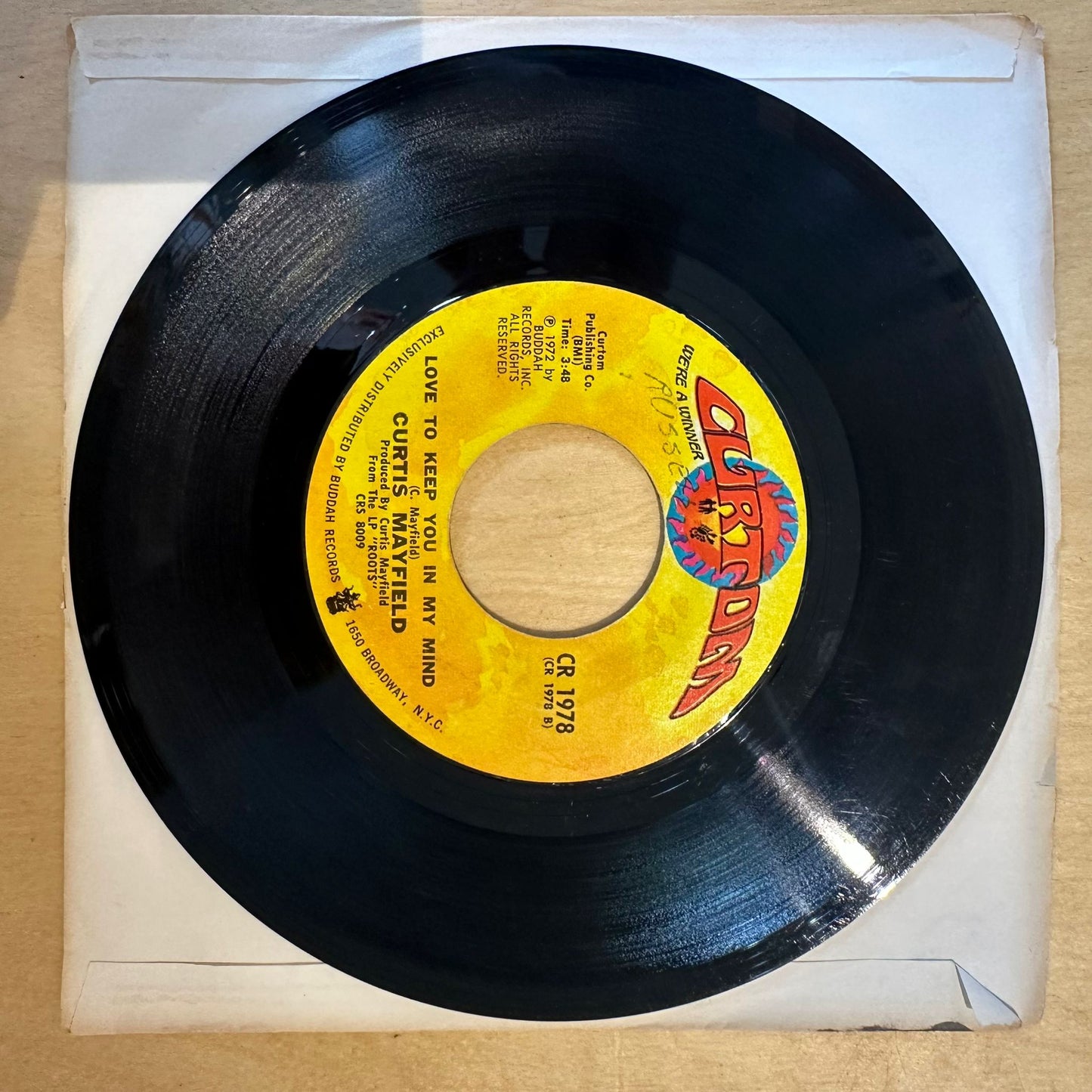 Curtis Mayfield - Superfly / Love To Keep You In My Mind (7")