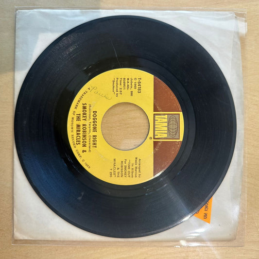 Smokey Robinson & The Miracles — Doggone Right / Here I Go Again 7"