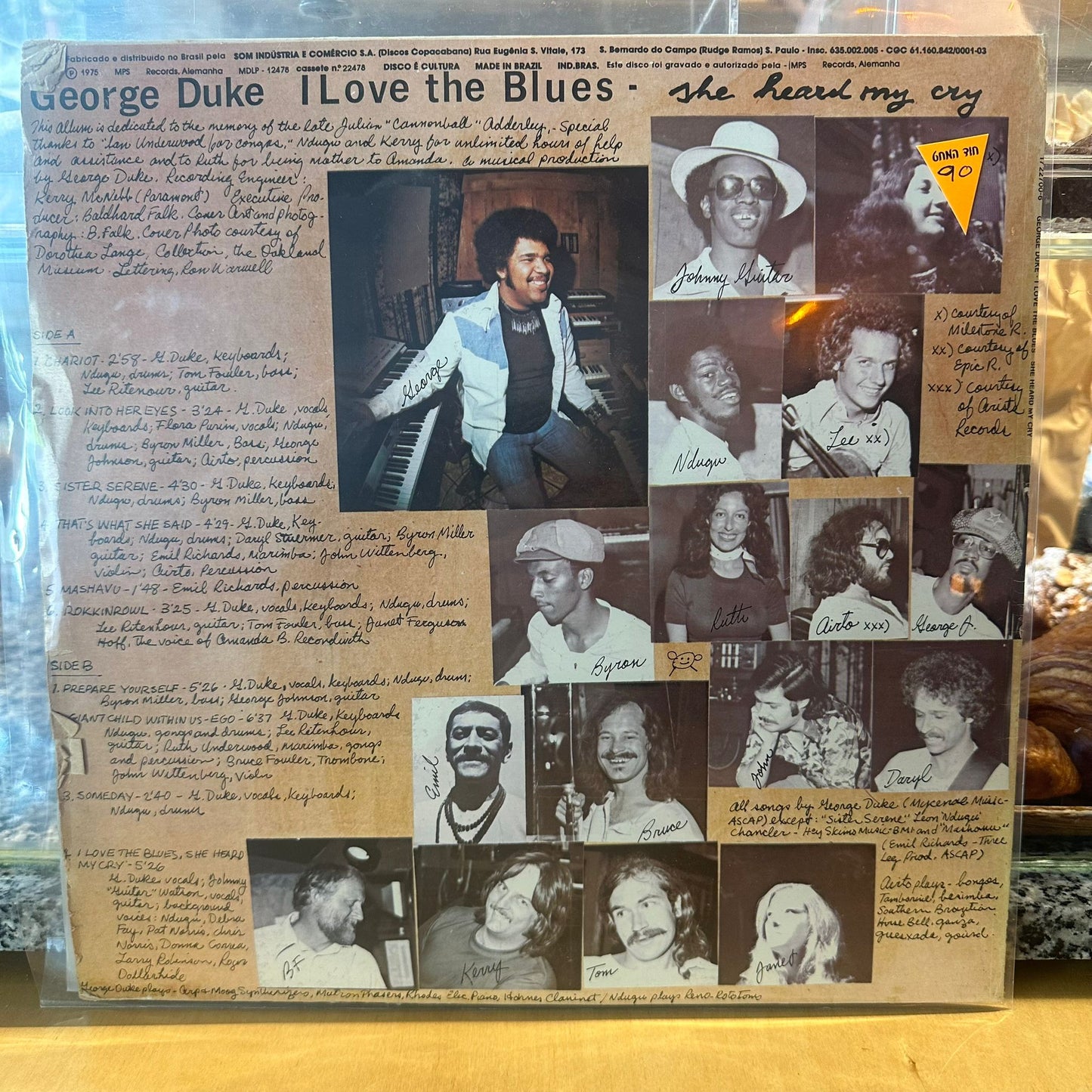 George Duke – I Love The Blues, She Heard My Cry