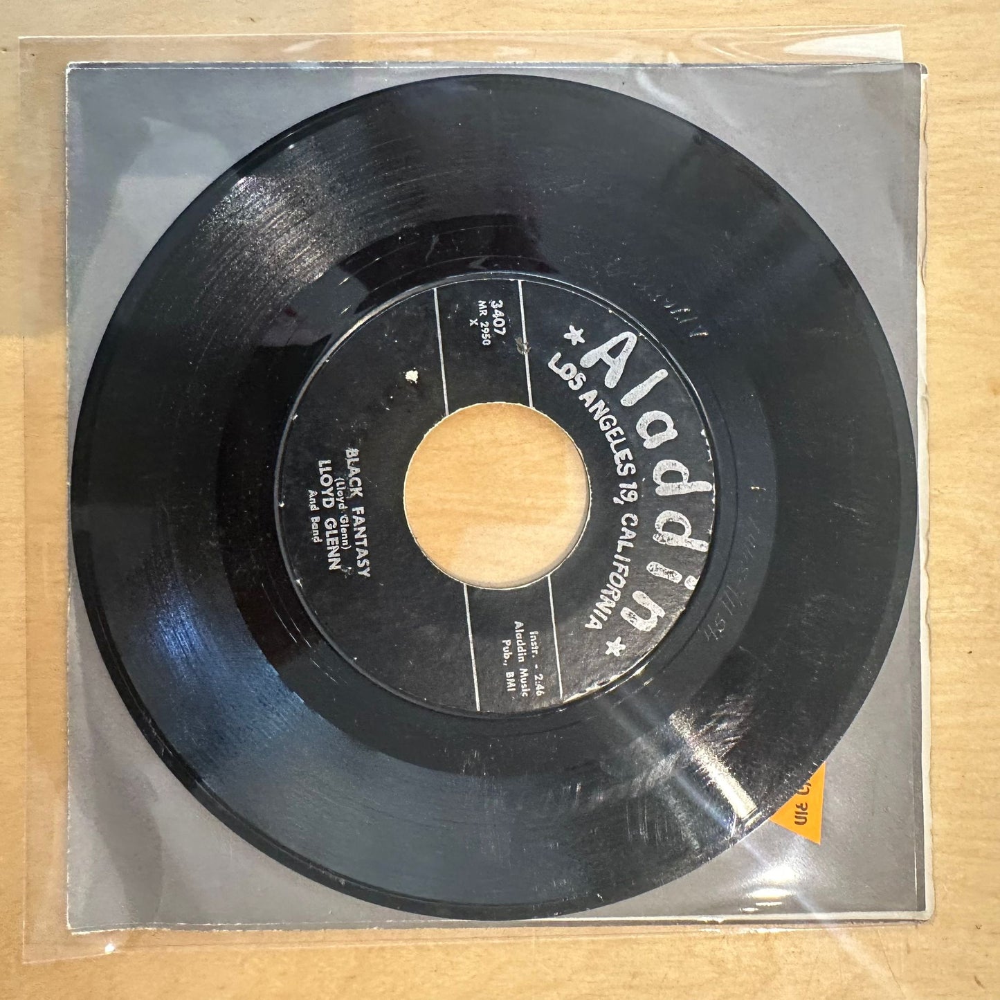 Lloyd Glenn And Band — Black Fantasy / Cute-Tee 7"