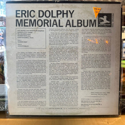 Eric Dolphy & Booker Little - Memorial Album Recorded Live At The Five Spot