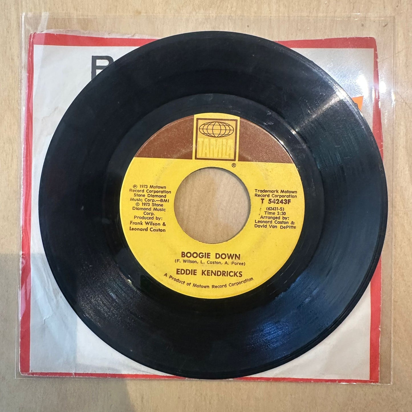 Eddie Kendricks — Boogie Down 7"