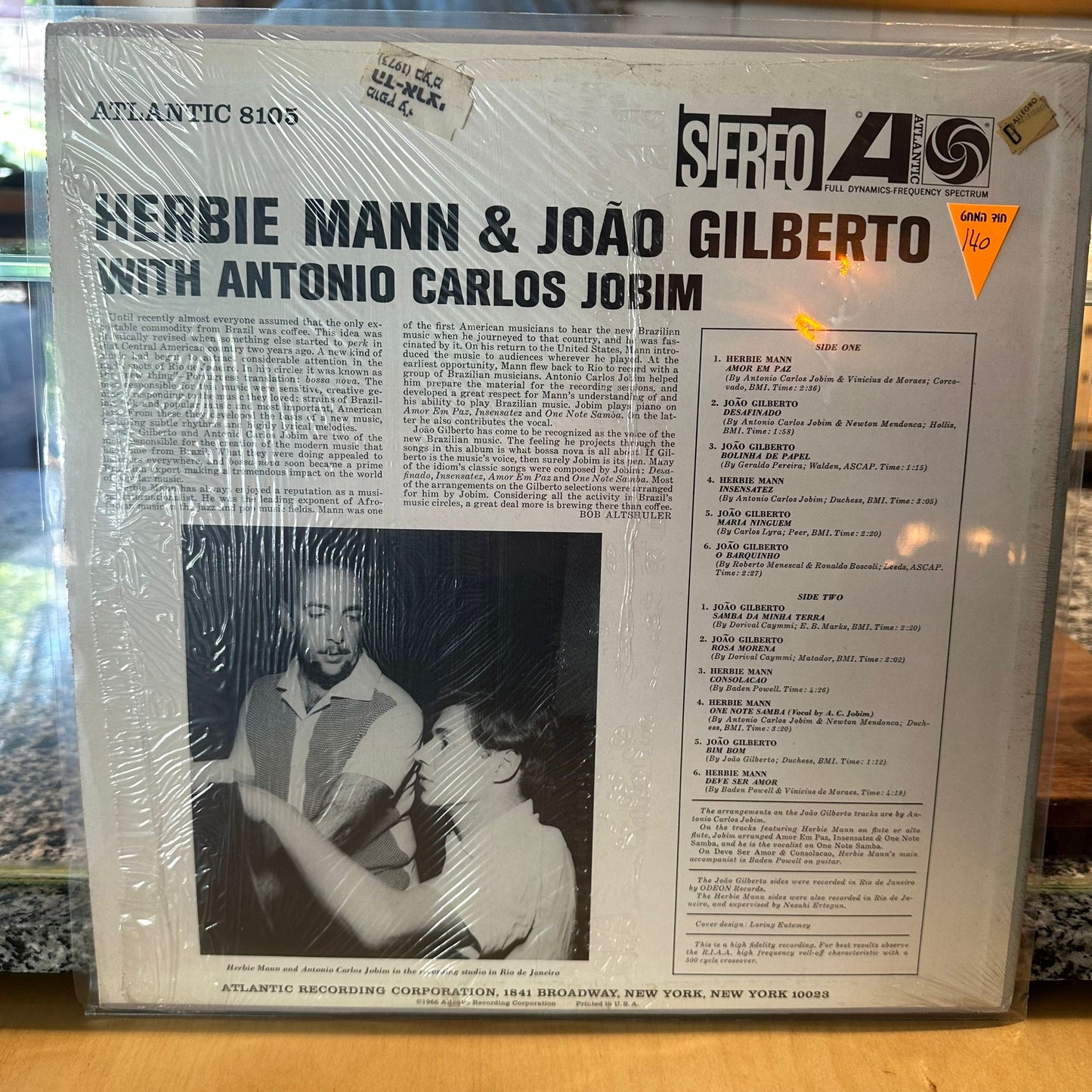 Herbie Mann & João Gilberto - Herbie Mann & Joao Gilberto With Antonio Carlos Jobim