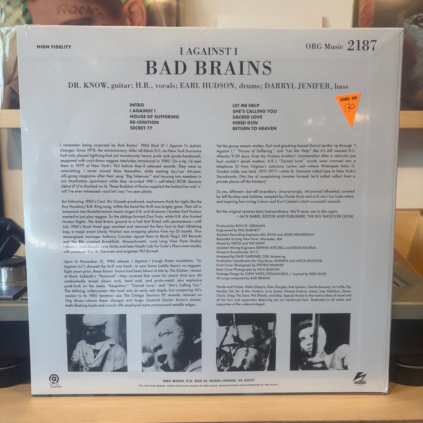 Bad Brains - I Against I Punk Note Edition