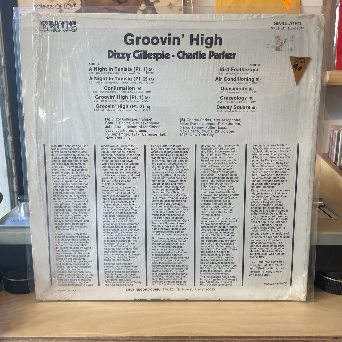 Dizzy Gillespie / Charlie Parker - Groovin' High