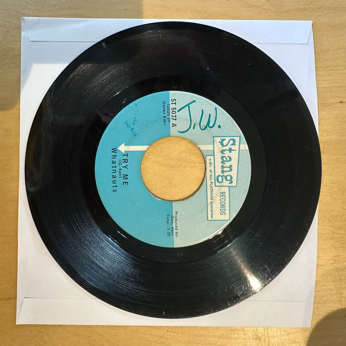 The Whatnauts - Try Me / Blues Fly Away (7")