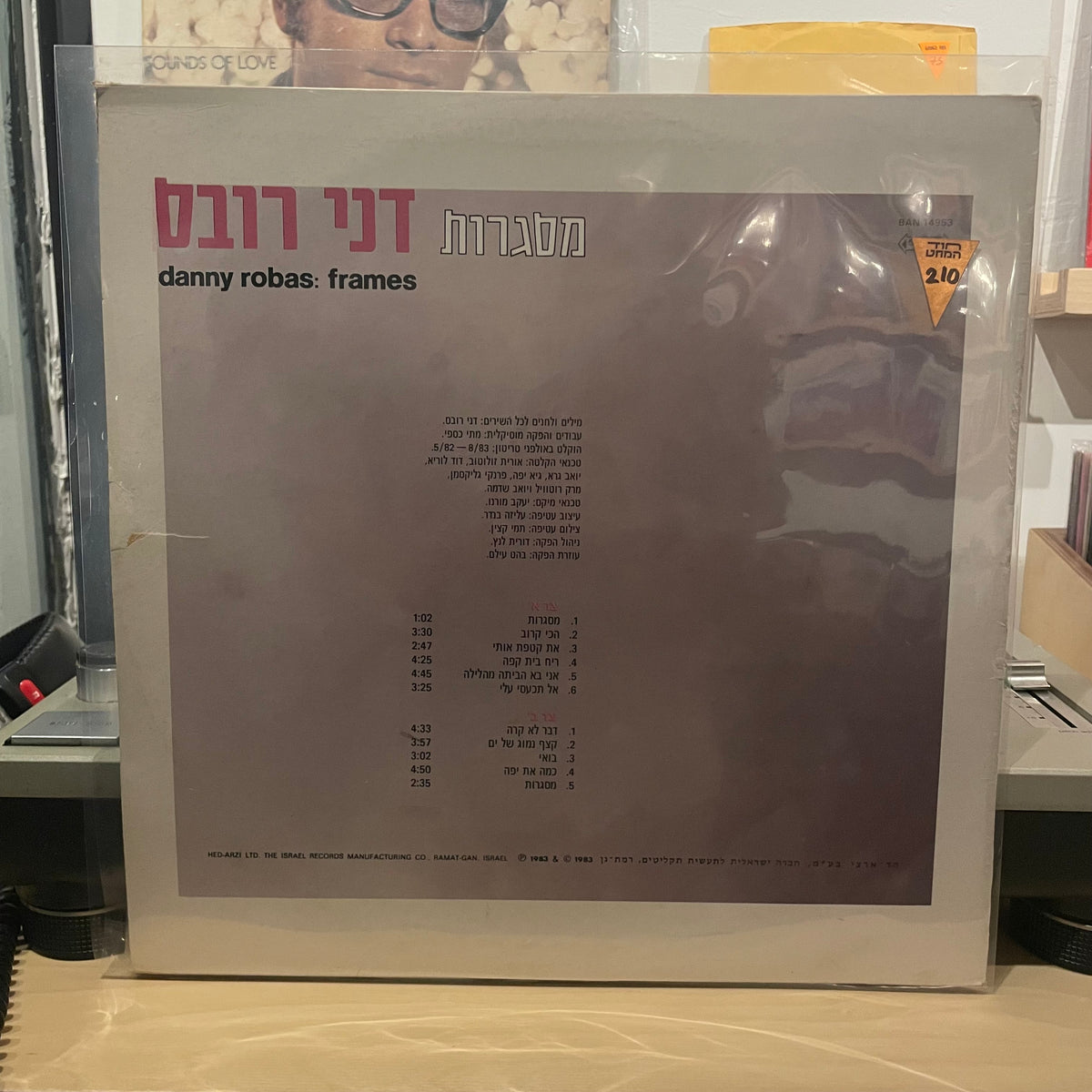 דני רובס - מסגרות