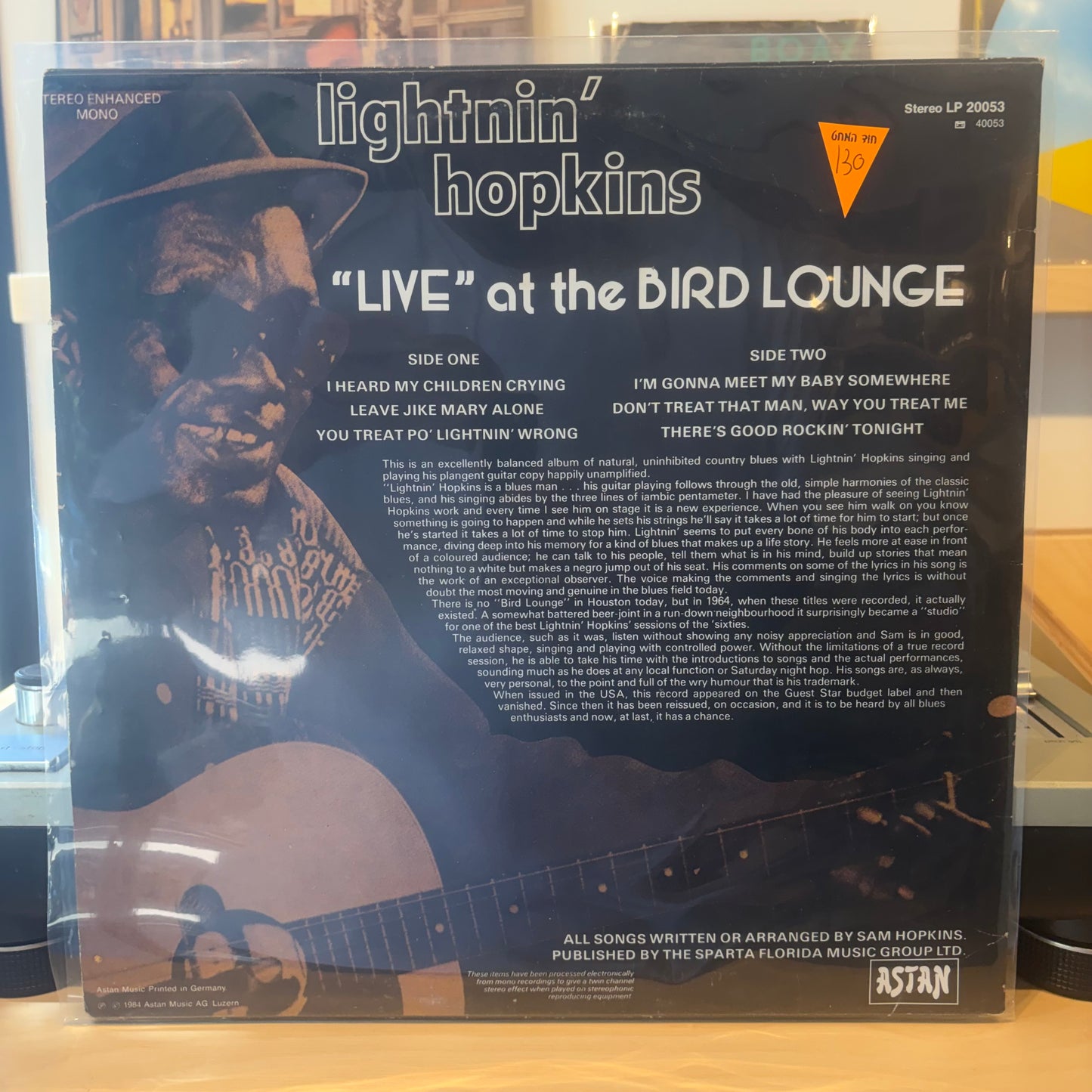 Lightnin' Hopkins - Live At The Bird Lounge