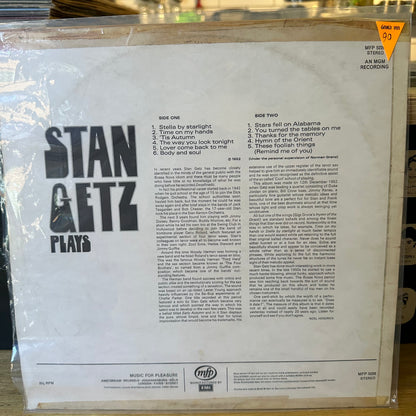 stan getz - playes