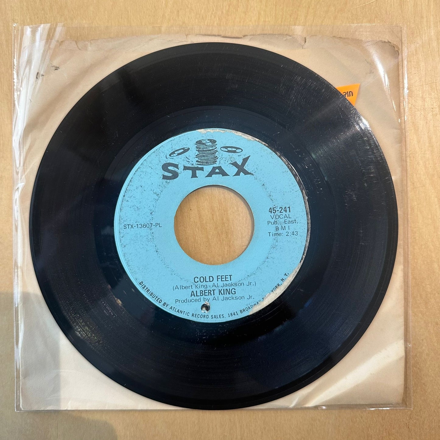 Albert King — Cold Feet / You Sure Drive A Hard Bargain 7"