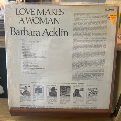 Barbara Acklin  - love makes a woman