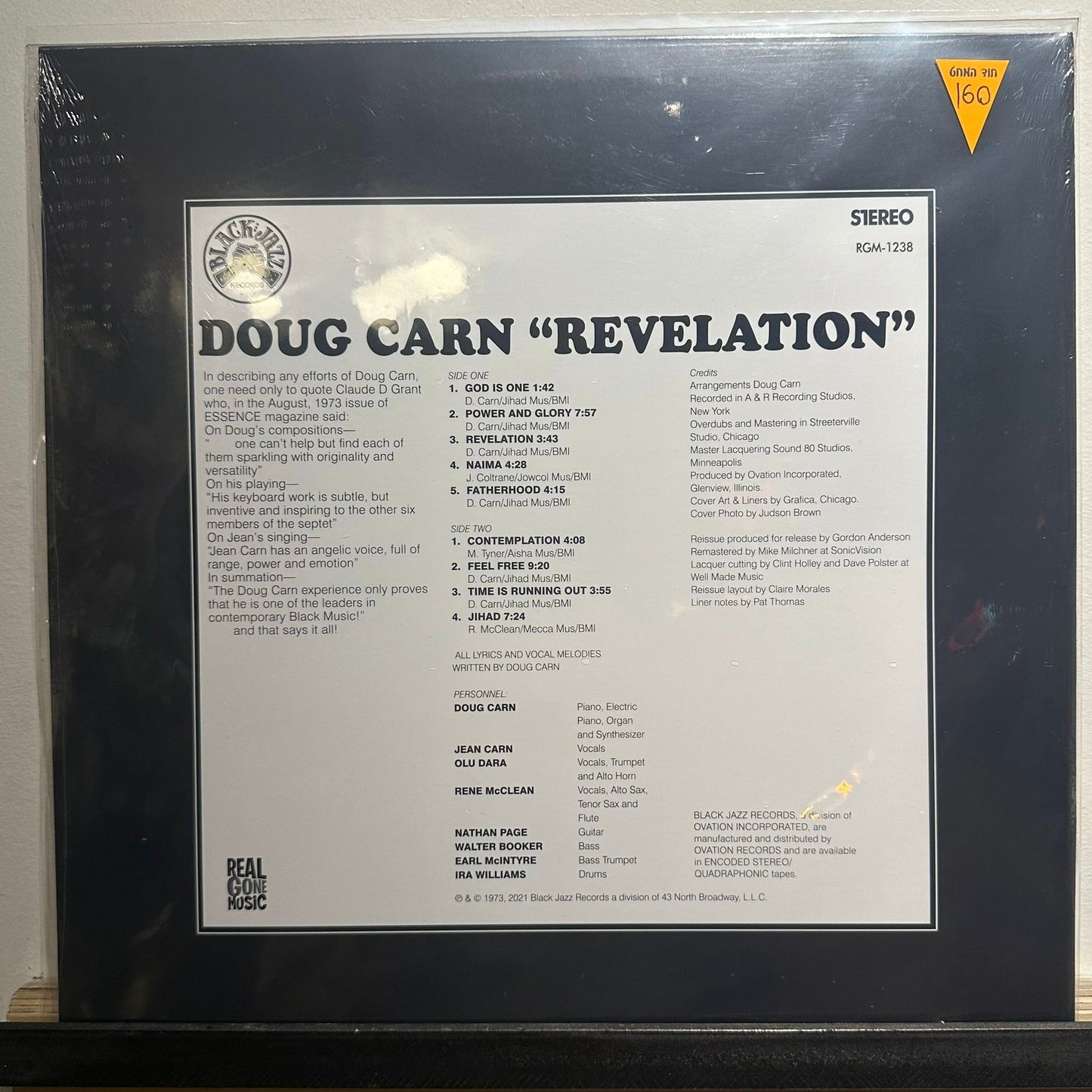 Doug Carn Featuring The Voice Of Jean Carn - Revelation