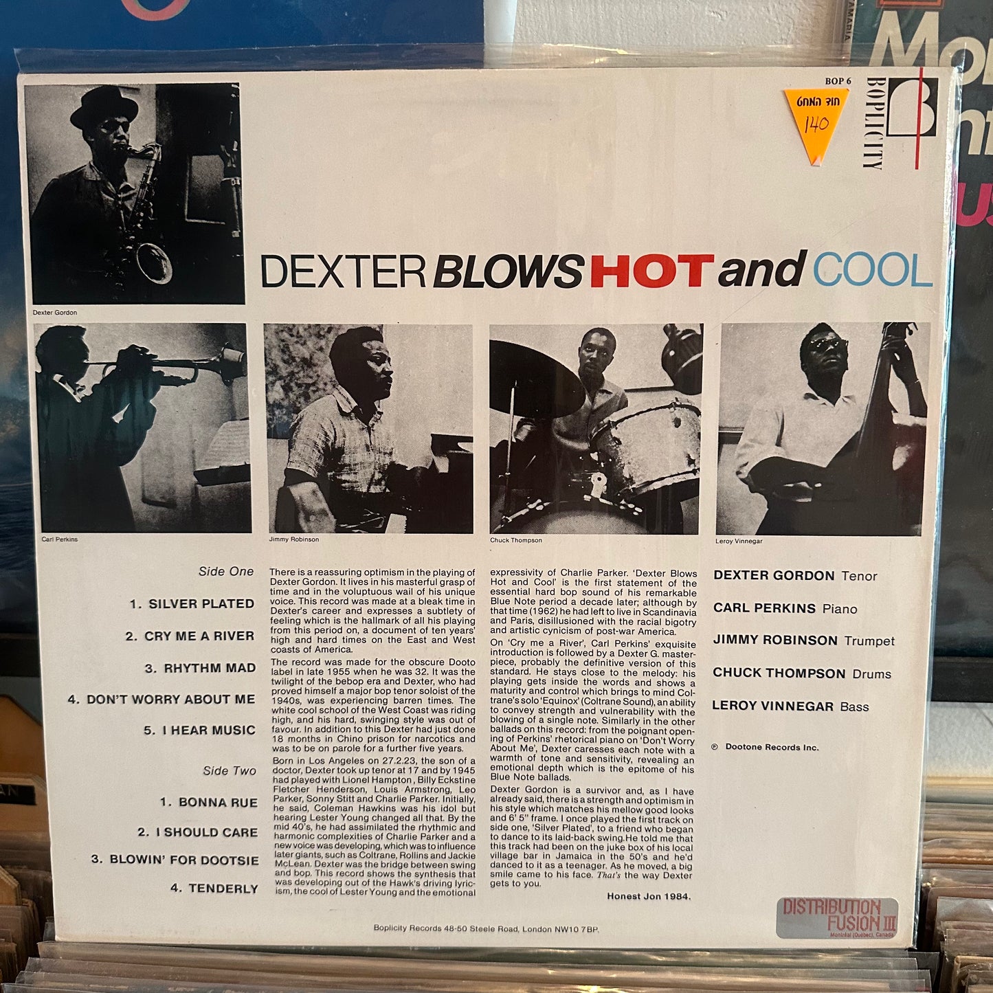 Dexter Gordon - Dexter blows hot and cool