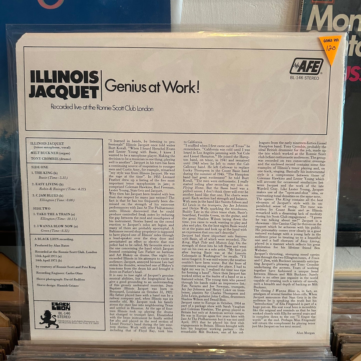 Illinois jacquet - geniuses work