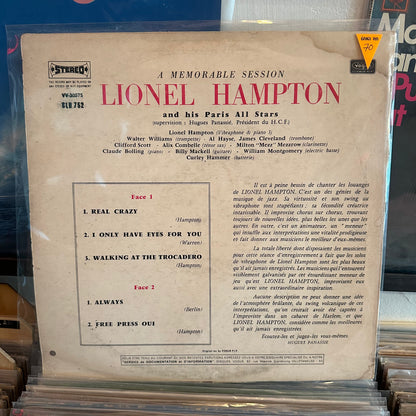 Lionel Hampton - a memorable session
