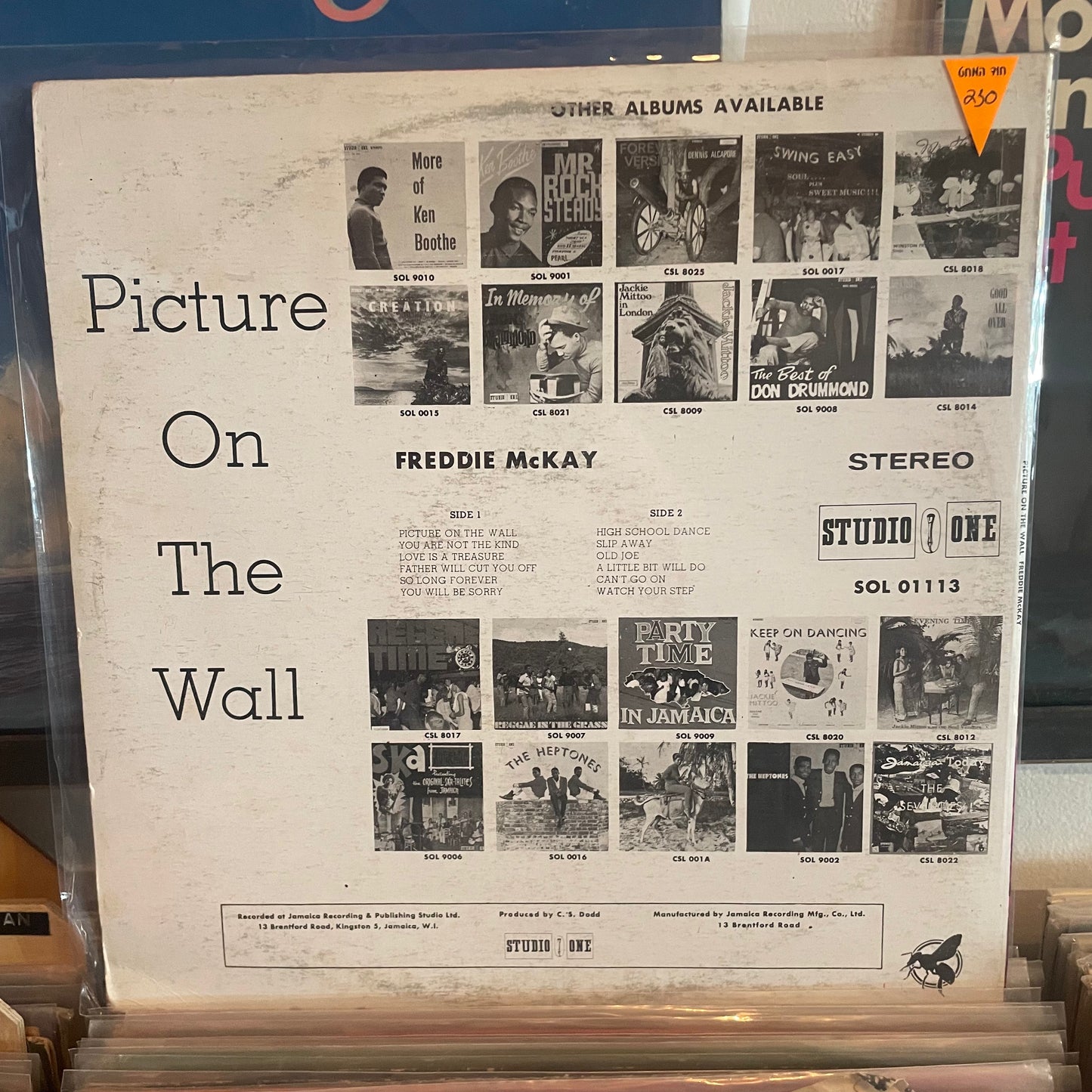 Freddie McKay - picture on the wall
